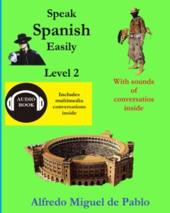 Book cover available on Amazon: Course for English speakers nº 2With sound of conversation