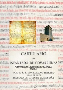 Portada del libro CARTULARIO DEL INFANTADO DE COVARRUBIAS: FUENTES PARA LA HISTORIA DE CASTILLA de Luciano Serrano disponible en Amazon.