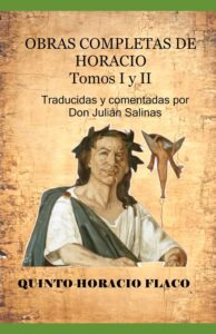 Portada del libro OBRAS COMPLETAS DE HORACIO Tomos I y II: Traducidas y comentadas por Don Julián Salinas disponible en Amazon.