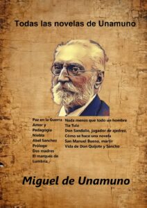 Portada del libro Todas las novelas de Miguel de Unamuno disponible en Amazon.