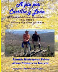 Portada del libro Apie por Castilla y León 50 rutas descritas para hacer de Jesús Camarero disponible en Amazon.