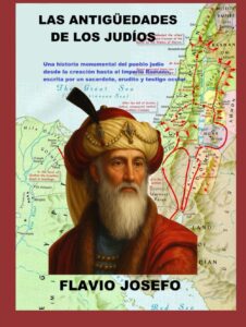 Portada del libro LAS ANTIGÜEDADES DE LOS JUDÍOS: dé FLAVIO JOSEFO  disponible en Amazon.