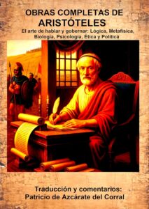 Portada del libro OBRAS COMPLETAS DE ARISTÓTELES: El arte de hablar y gobernar disponible en Amazon.
