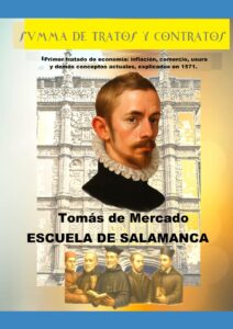 Portada del libro Summa de tratos y contratos: Primer tratado de economía en 1571. de Tomás de Mercado disponible en Amazon.