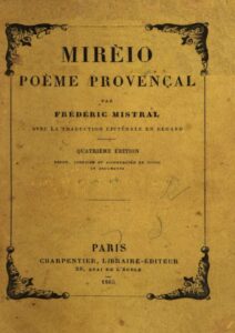 Couverture du livre disponible sur Amazon Mireille Poème Provençal Illustré: Prix Nobel de la langue Occitane. 1904
