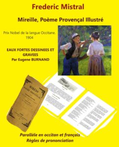Couverture du livre disponible sur Amazon Mireille Poème Provençal Illustré: Prix Nobel de la langue Occitane. 1904