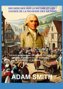 Couverture du livre disponible sur Amazon RECHERCHES SUR LA RICHESSE DES NATIONS: de ADAM SMITH 