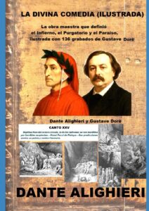 Portada del libro La Divina Comedia (Ilustrada): La obra maestra sobre el Infierno, el Purgatorio y el Paraíso, con 136 grabados de Gustave Doré de Dante Alighieri disponible en Amazon.